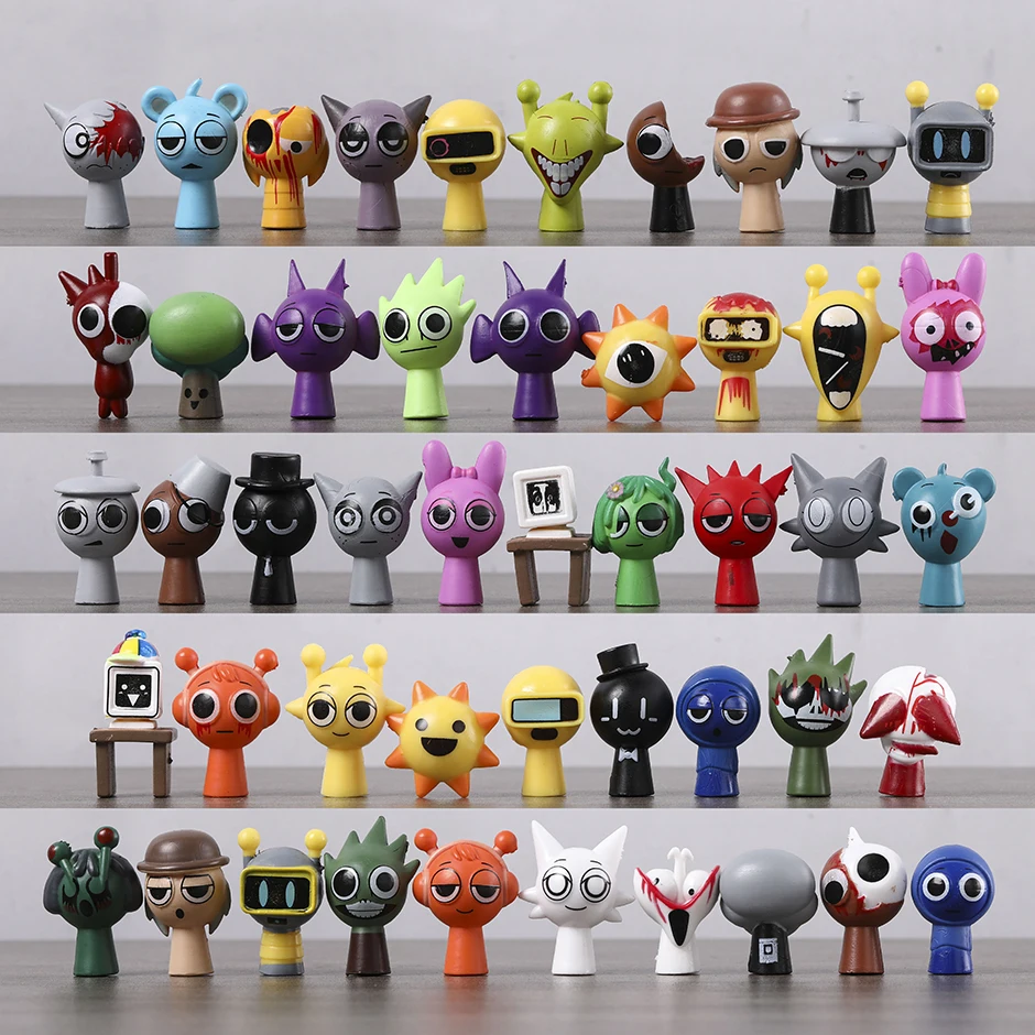 Sprunki Oren Raddy Clukr Fun Bot Vineria Garnold Owakcx Mr Sun Tree Computer Jevin Figures Home Decor Models 48pcs/set
Sprunki Oren Raddy Clukr Fun Bot Vineria Garnold Owakcx Mr Sun Tree Computer Jevin Figures Home Decor Models 48pcs/set