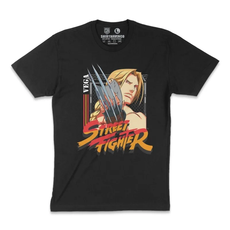 00012730#A-Vega T-Shirt Street Fighter Tee Retro Capcom Gaming Shirt Spanish Ninja Claw Fighter Tee 90s Arcade Graphic Gamer Gif
00012730#A-Vega T-Shirt Street Fighter Tee Retro Capcom Gaming Shirt Spanish Ninja Claw Fighter Tee 90s Arcade Graphic Gamer Gif