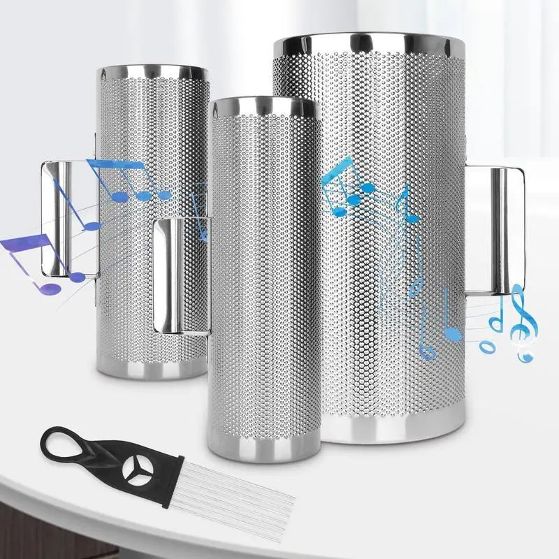 Musical Instruments Stainless Steel Guiro Instrument Set With Scraper Ergonomic Design Musical Instruments For Stage Shows Live
Musical Instruments Stainless Steel Guiro Instrument Set With Scraper Ergonomic Design Musical Instruments For Stage Shows Live