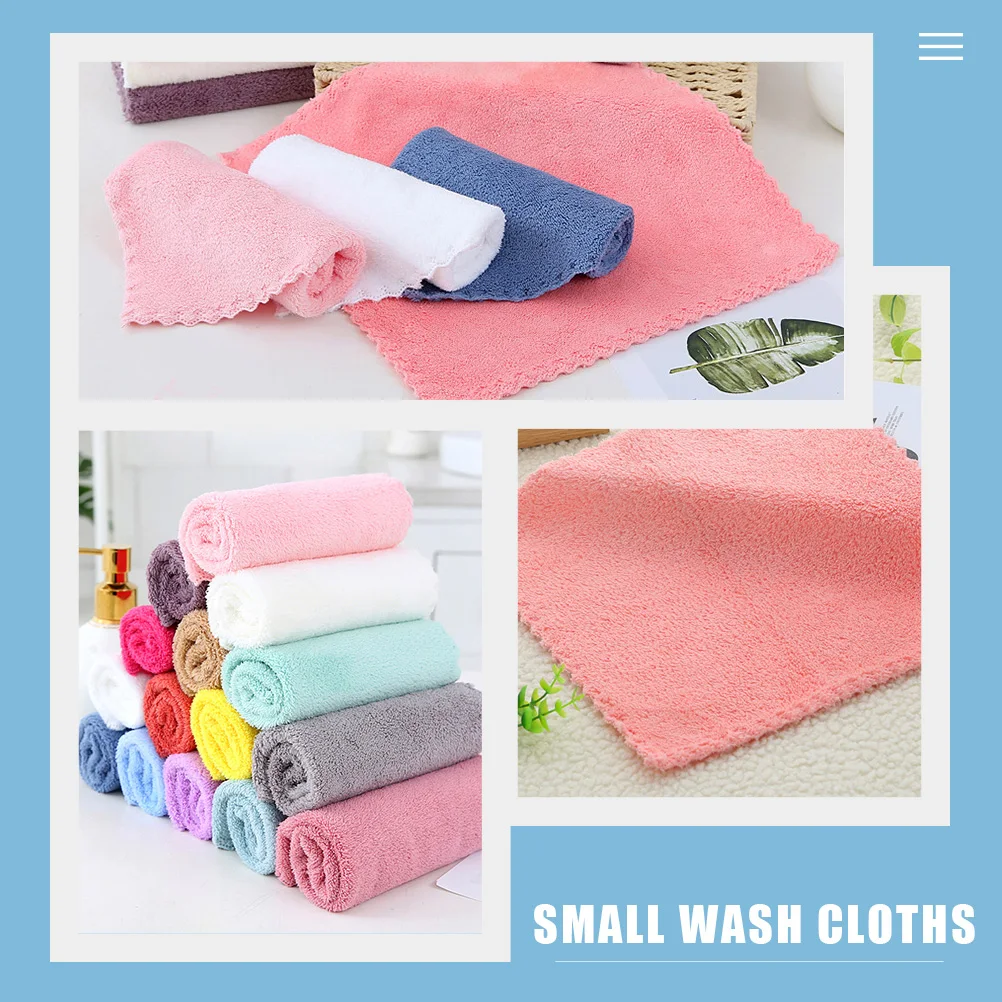 10 Pcs Coral Fleece Towel Kitchen Rags for Dishes Wash Cloths Drying Multipurpose Hand Towels Cleaning Child
10 Pcs Coral Fleece Towel Kitchen Rags for Dishes Wash Cloths Drying Multipurpose Hand Towels Cleaning Child