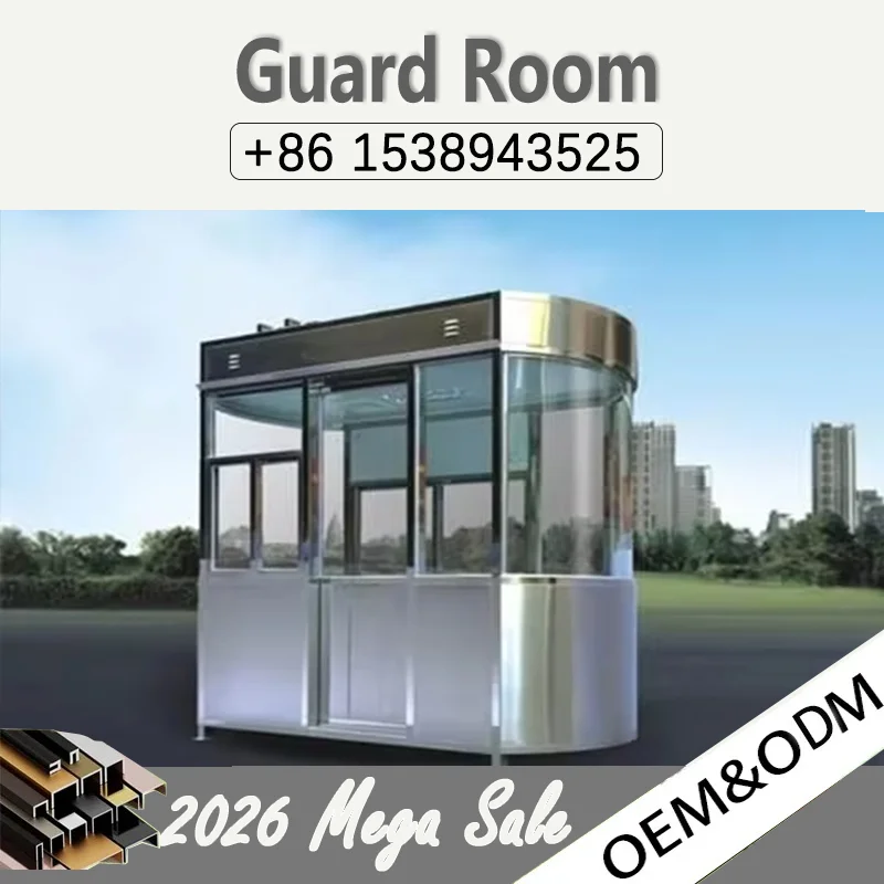 Residential Gatehouse Security Booth Outdoor Finished Steel Structure Parking Lot Toll Booth Portable Prefab Security Room
Residential Gatehouse Security Booth Outdoor Finished Steel Structure Parking Lot Toll Booth Portable Prefab Security Room