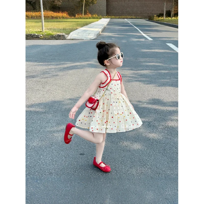 Girls' Summer Dress New Colorful Polka Dot Strap Backless Dress for Toddlers and Young Girls Wholesale
Girls' Summer Dress New Colorful Polka Dot Strap Backless Dress for Toddlers and Young Girls Wholesale