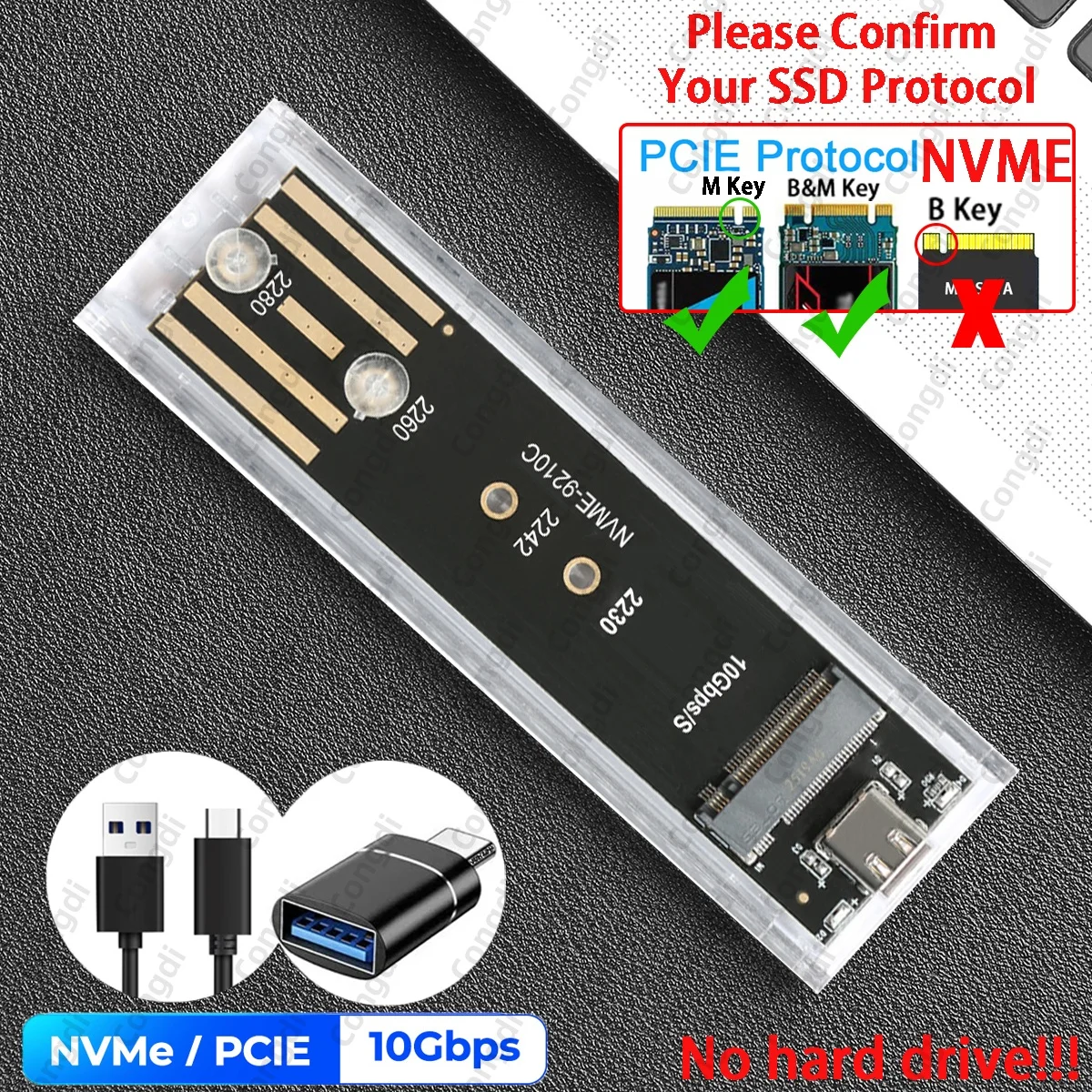 M.2 SSD Case NVME NGFF SATA Hard Disk Box Type C USB 3.1 External SSD Case For 2230 2242 2260 2280 NGFF NVME M.2 Harddisk Case
M.2 SSD Case NVME NGFF SATA Hard Disk Box Type C USB 3.1 External SSD Case For 2230 2242 2260 2280 NGFF NVME M.2 Harddisk Case