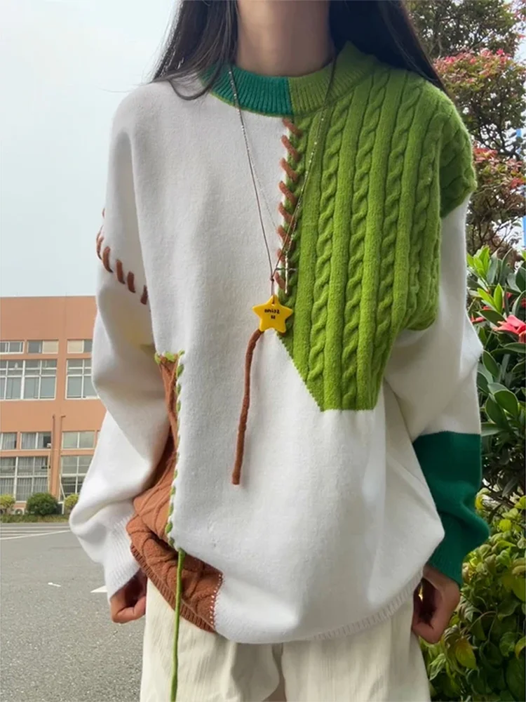 Cleanfit een Splice Thi Yarn Трикотаж круглый Ne Свитер для мужчин и женщин Осень Зима Американский маленький дизайн Sense Casu...
Cleanfit een Splice Thi Yarn Трикотаж круглый Ne Свитер для мужчин и женщин Осень Зима Американский маленький дизайн Sense Casu...