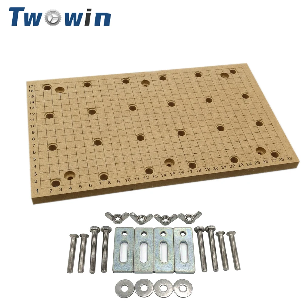 TOWWIN Workbench Protection Board MDF Spoilboard with M6 Holes Accessories For CNC 3018 MAX /3018 Pro/3020 Plus Engrave Machine
TOWWIN Workbench Protection Board MDF Spoilboard with M6 Holes Accessories For CNC 3018 MAX /3018 Pro/3020 Plus Engrave Machine