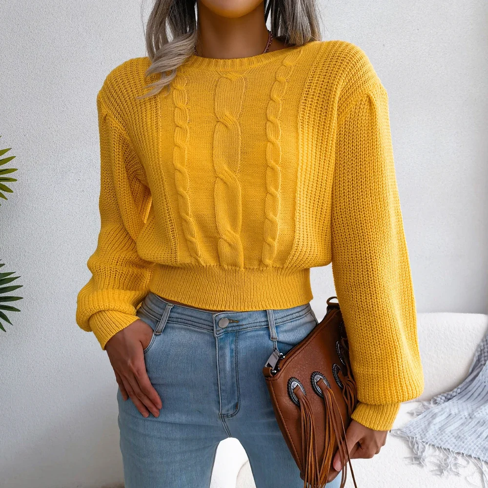Women's Casual Long-Sleeved Slim Waist Hand Knitted Animal Pattern Sweater Pullover for Autumn Winter 2024 Batwing Sleeve Style
Women's Casual Long-Sleeved Slim Waist Hand Knitted Animal Pattern Sweater Pullover for Autumn Winter 2024 Batwing Sleeve Style
