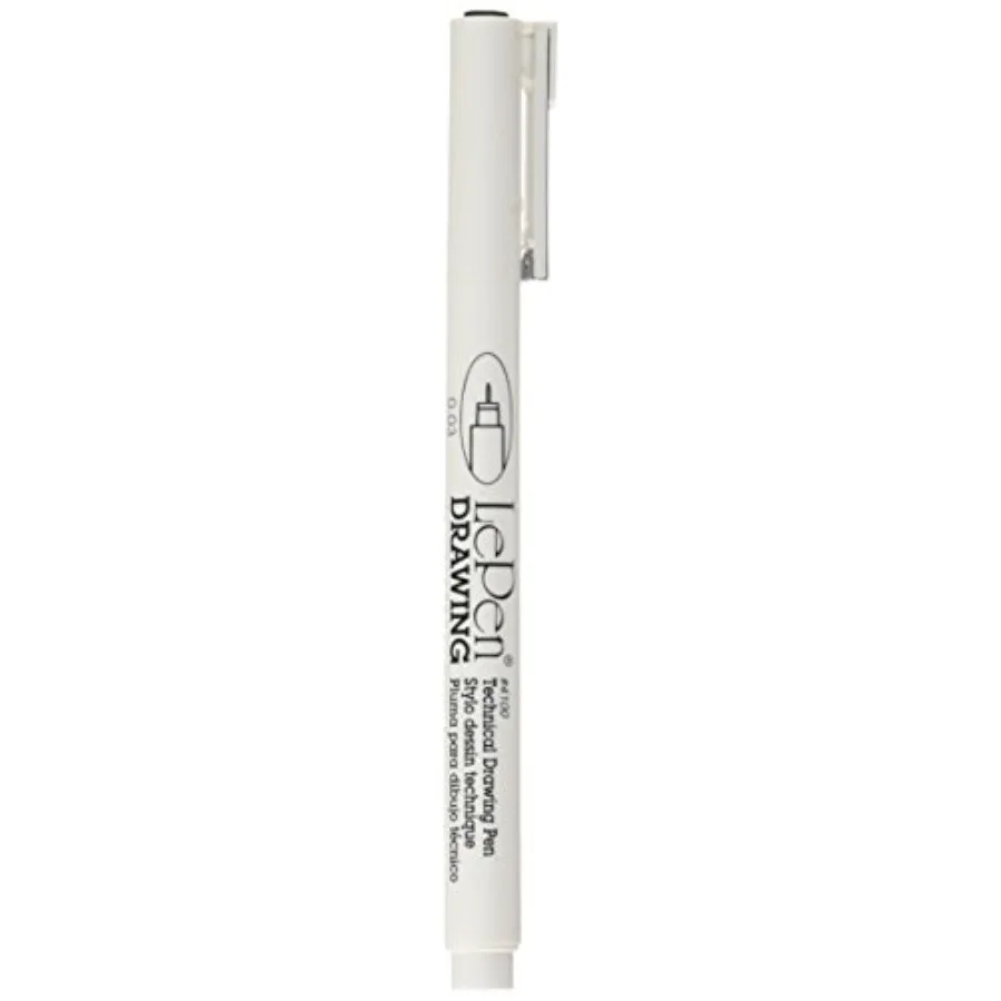 UCHIDA of America 4100-C-.03 Carded Le Pen Technical Drawing Pen, .03 Point, Black
UCHIDA of America 4100-C-.03 Carded Le Pen Technical Drawing Pen, .03 Point, Black