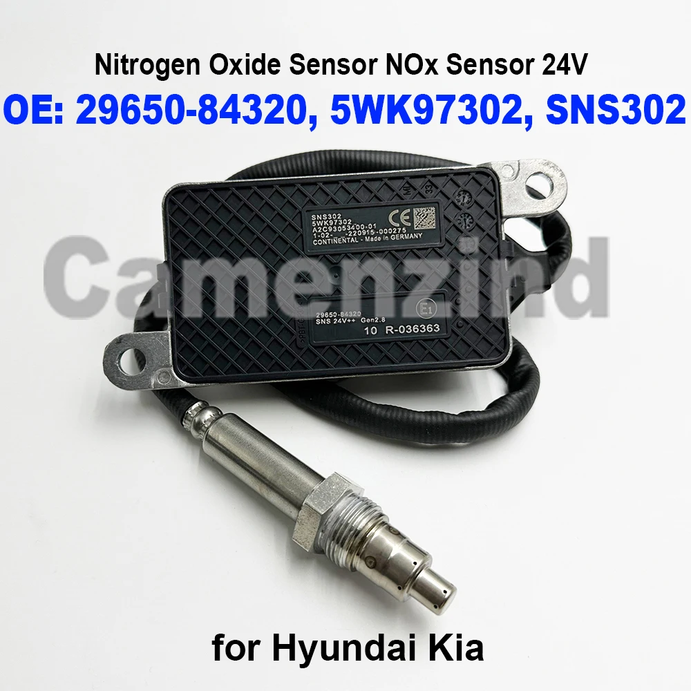 NEW 29650-84320 5WK97302 SNS302 Nitrogen Oxide Sensor NOx Sensor 24V 29650 84320 2965084320 for Hyundai Kia High Quality
NEW 29650-84320 5WK97302 SNS302 Nitrogen Oxide Sensor NOx Sensor 24V 29650 84320 2965084320 for Hyundai Kia High Quality