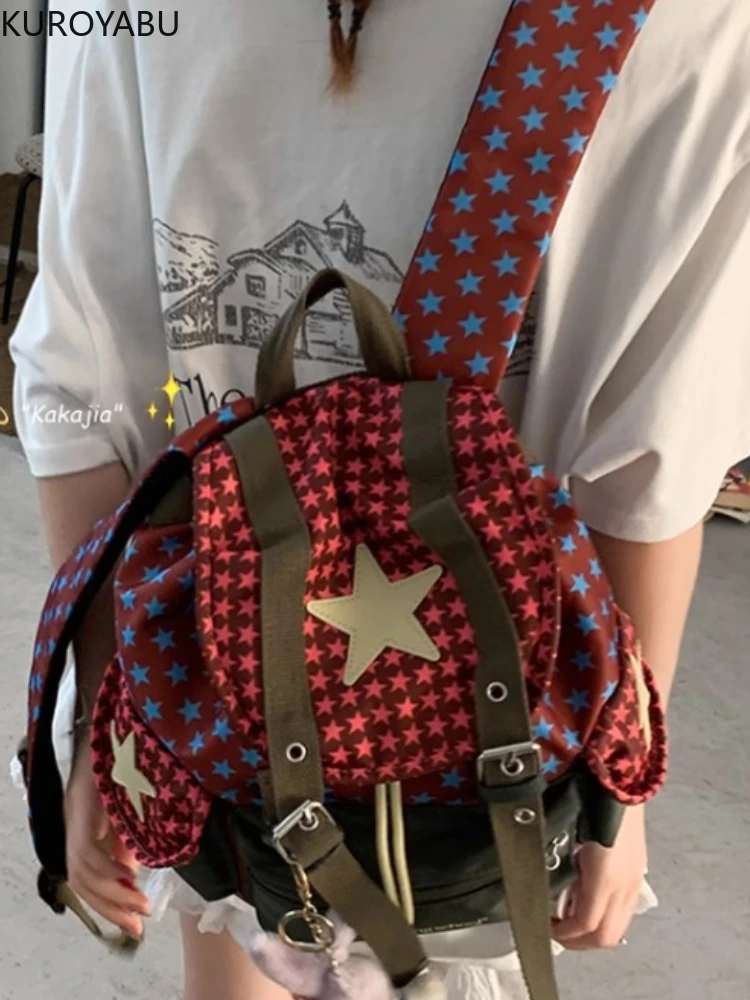 Large Capacity Star Backpack for Women Laptop Backpacks Fashion College Bag Cute Travel Backpacks Student School Casual Bookbag
Large Capacity Star Backpack for Women Laptop Backpacks Fashion College Bag Cute Travel Backpacks Student School Casual Bookbag