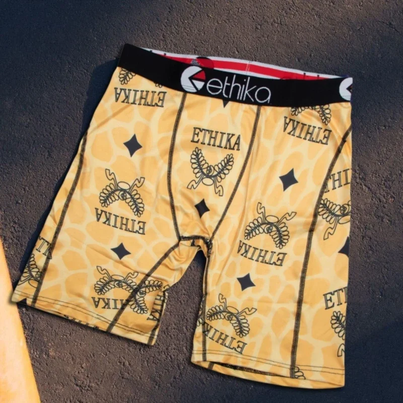 ETHIKA 1Pcs Men Underwear Boxers Breathable Mesh Crotch Man Underpants Mens Panties Plus Size 3XL Printed Men's Swimming Boxers
ETHIKA 1Pcs Men Underwear Boxers Breathable Mesh Crotch Man Underpants Mens Panties Plus Size 3XL Printed Men's Swimming Boxers