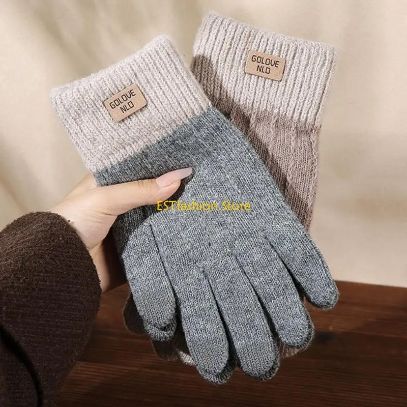 Y5GC Student Thicken Knit Gloves Thick Gloves Knit Lovely Knit Lining Winter Warm Full Finger Gloves
Y5GC Student Thicken Knit Gloves Thick Gloves Knit Lovely Knit Lining Winter Warm Full Finger Gloves