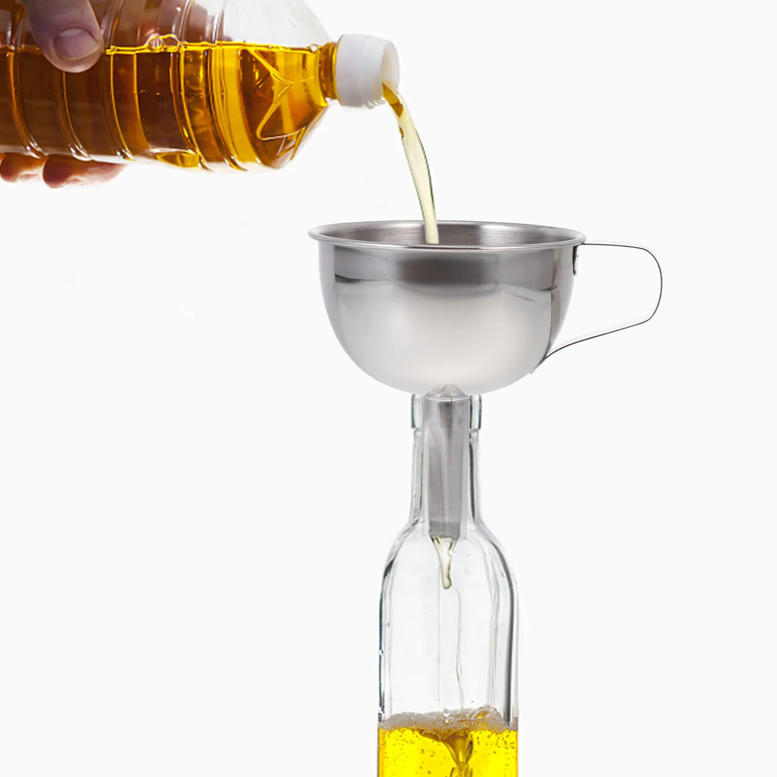 1Set Stainless Steel Kitchen Funnel Filter Set Mini Hoppers Non Rust Liquid Transfer Strainers Filter Stainless Funnel
1Set Stainless Steel Kitchen Funnel Filter Set Mini Hoppers Non Rust Liquid Transfer Strainers Filter Stainless Funnel