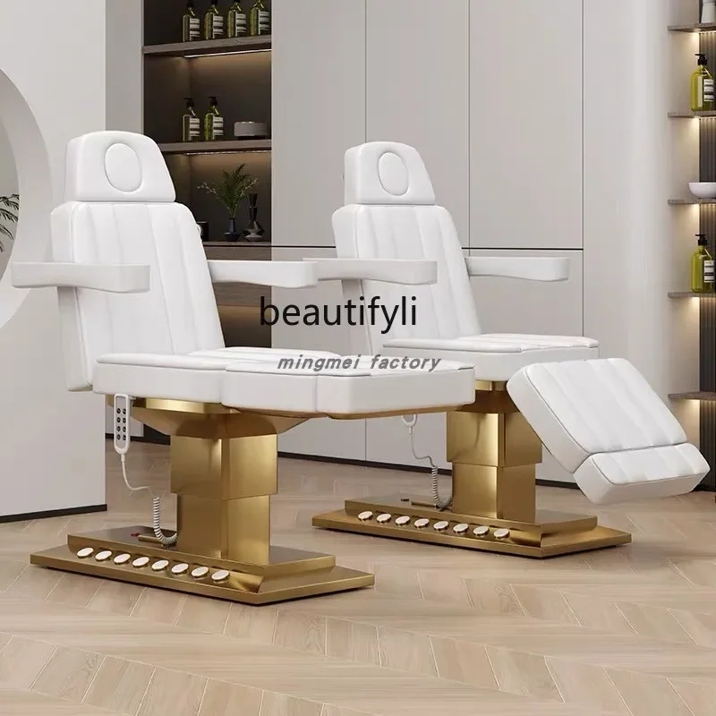 Beauty salon electric lifting beauty bed massage multi-functional physiotherapy bed micro-pattern embroidery bed
Beauty salon electric lifting beauty bed massage multi-functional physiotherapy bed micro-pattern embroidery bed