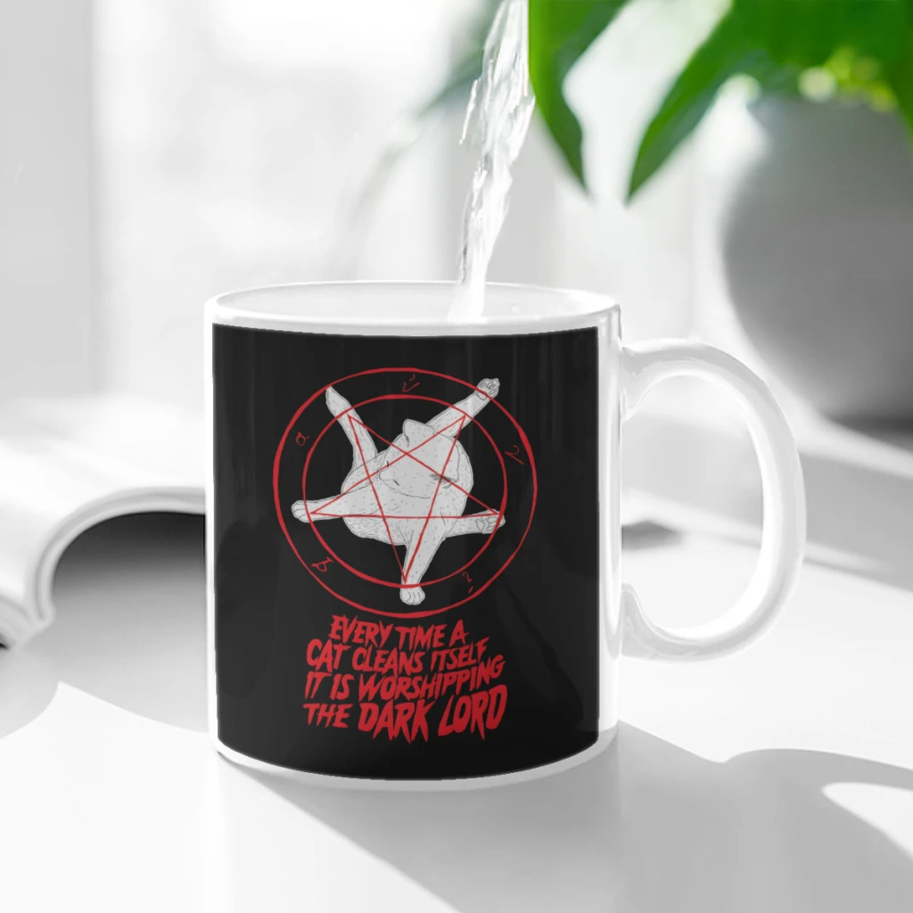 Every Time A Cat Cleans Itself It Is Worshipping The Dark Lord Ceramic Cup Coffee Oatmeal Breakfast Cup Creative Personality Mug
Every Time A Cat Cleans Itself It Is Worshipping The Dark Lord Ceramic Cup Coffee Oatmeal Breakfast Cup Creative Personality Mug
