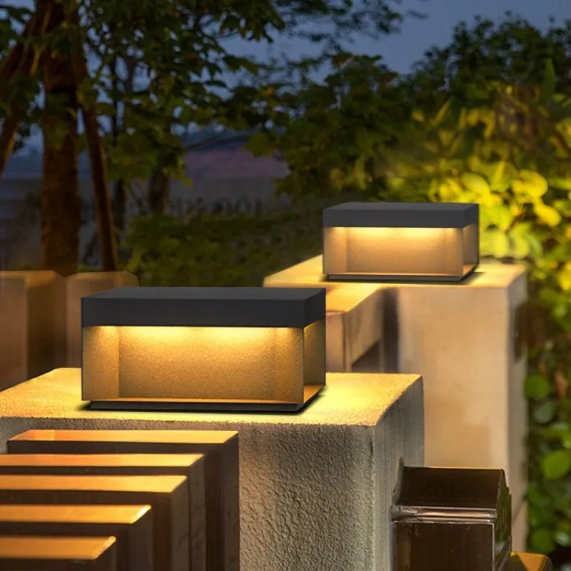 Modern Minimalist Aluminum Waterproof LED Pillar Light Outdoor Garden Villa Gate Courtyard Fence Home Decor Novelty New Energy
Modern Minimalist Aluminum Waterproof LED Pillar Light Outdoor Garden Villa Gate Courtyard Fence Home Decor Novelty New Energy