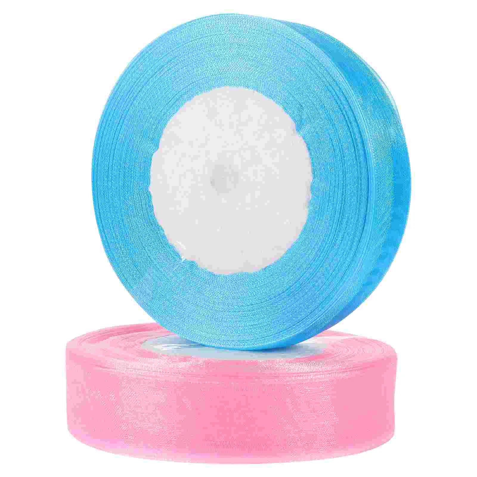 2 Rolls Organza Ribbon Convenient Present DIY Supplies Bow Tie Wear-resistant Nylon Lovely Gift
2 Rolls Organza Ribbon Convenient Present DIY Supplies Bow Tie Wear-resistant Nylon Lovely Gift