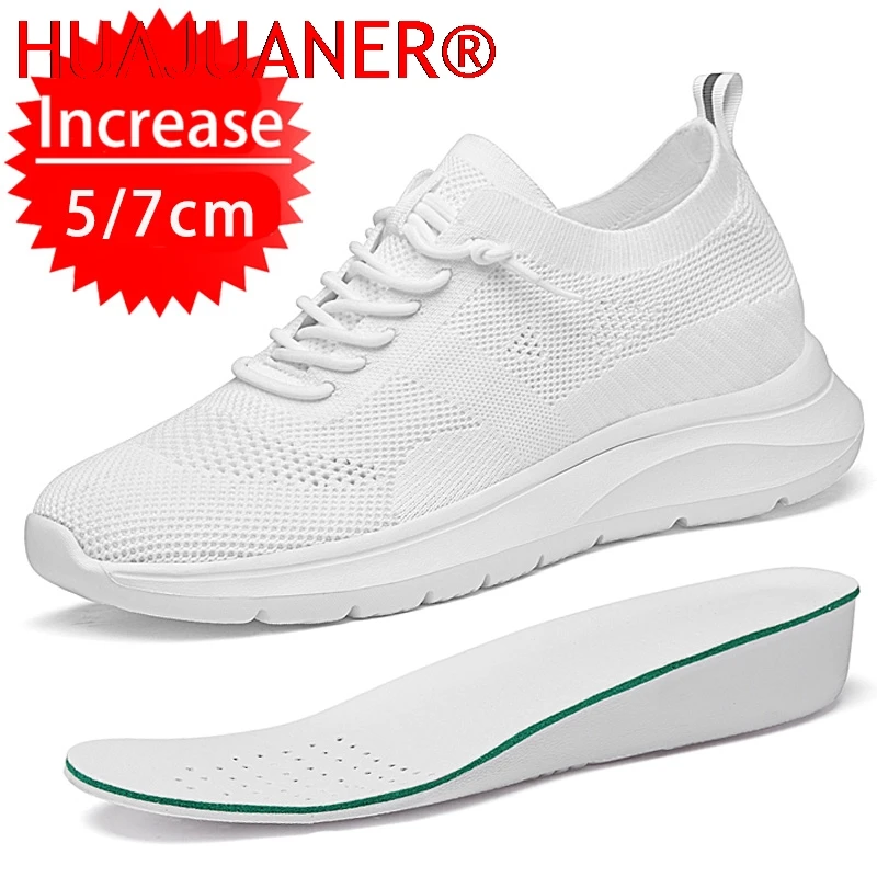 Unisex 5CM Height Increase Breathable Mesh Casual Shoes Lightweight Comfortable Elevator Sneakers For Men Women Walking Shoes
Unisex 5CM Height Increase Breathable Mesh Casual Shoes Lightweight Comfortable Elevator Sneakers For Men Women Walking Shoes