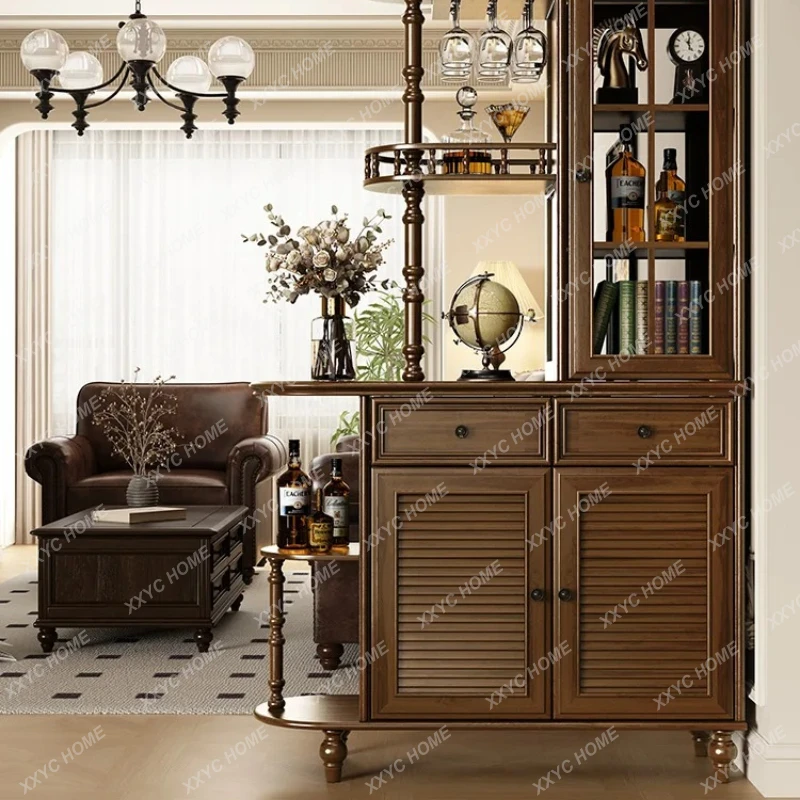Q Style Solid Wood Entryway Partition Living Room Shoe Cabinet Double-Sided Small Apartment Retro
Q Style Solid Wood Entryway Partition Living Room Shoe Cabinet Double-Sided Small Apartment Retro