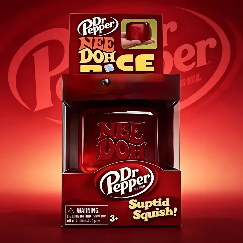 Schylling Dr Pepper x NeeDoh Nice Cube Squeeze Toy Soft Squishy Fidget Cube Stress & Anxiety Relief Portable Sensory Toy Gift
Schylling Dr Pepper x NeeDoh Nice Cube Squeeze Toy Soft Squishy Fidget Cube Stress & Anxiety Relief Portable Sensory Toy Gift