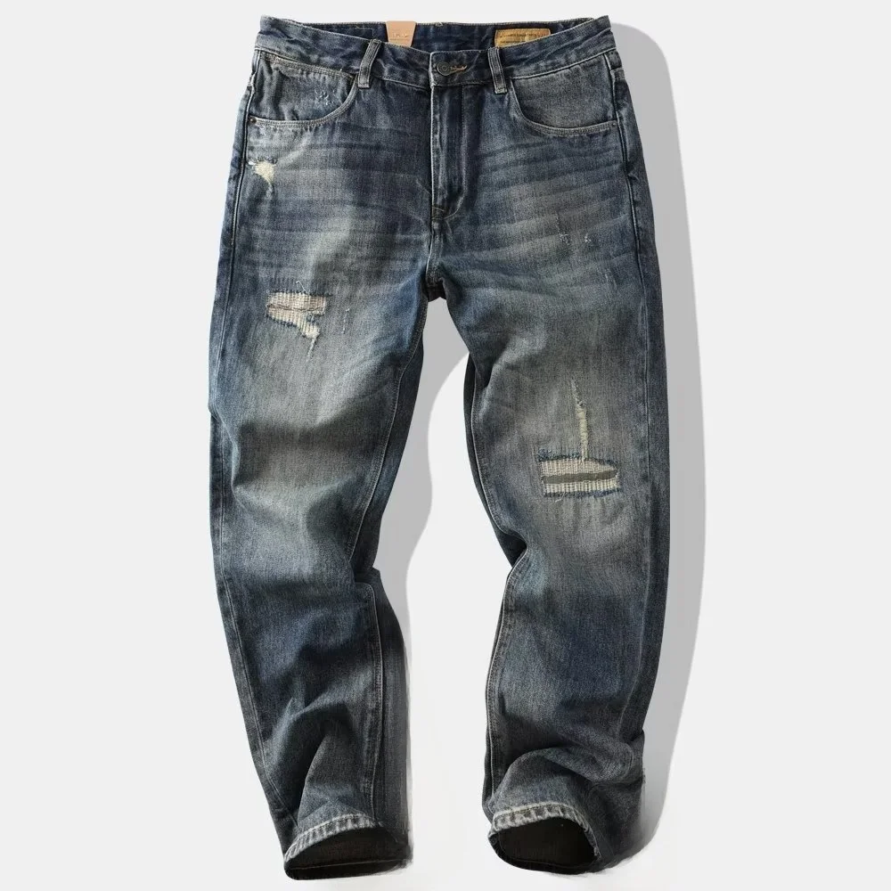 Men's Loose Fit Jeans Casual Straight Leg Jeans Trendy Hole Design Spring Autumn New Sle American Sle Long Pants
Men's Loose Fit Jeans Casual Straight Leg Jeans Trendy Hole Design Spring Autumn New Sle American Sle Long Pants