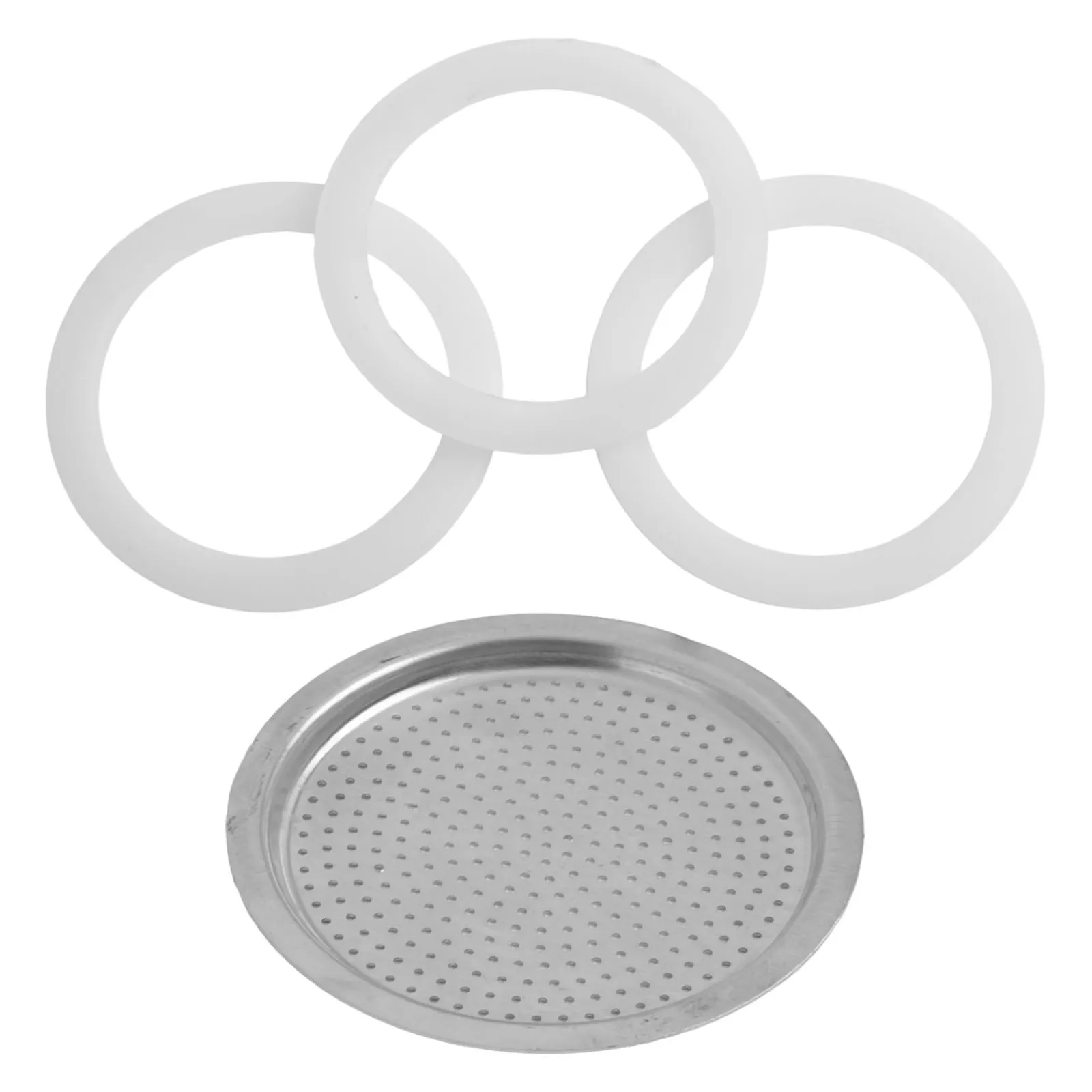 Replaceable Silicone Gasket And Stainless Steel Filter For Moka Pot Coffee Bottles For Espresso Pot Moka Pot Accessories
Replaceable Silicone Gasket And Stainless Steel Filter For Moka Pot Coffee Bottles For Espresso Pot Moka Pot Accessories