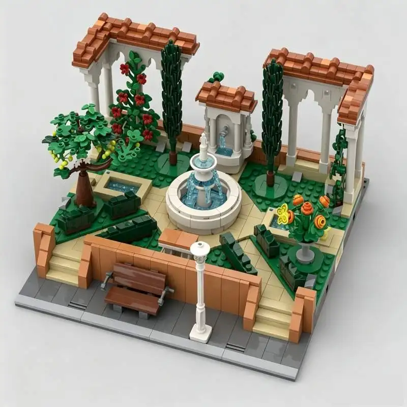 1379PCS Modular Fountain Garden Scenic Building Model MOC Custom Architecture Building Blocks Assembly Toy Creative Gift Display
1379PCS Modular Fountain Garden Scenic Building Model MOC Custom Architecture Building Blocks Assembly Toy Creative Gift Display