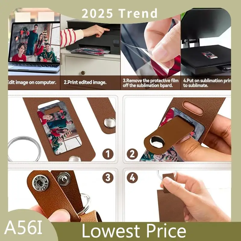 A56I Top Metal Sublimation Blank Keychains Sublimation Blank Keychains PU Leather Heat Transfer
A56I Top Metal Sublimation Blank Keychains Sublimation Blank Keychains PU Leather Heat Transfer