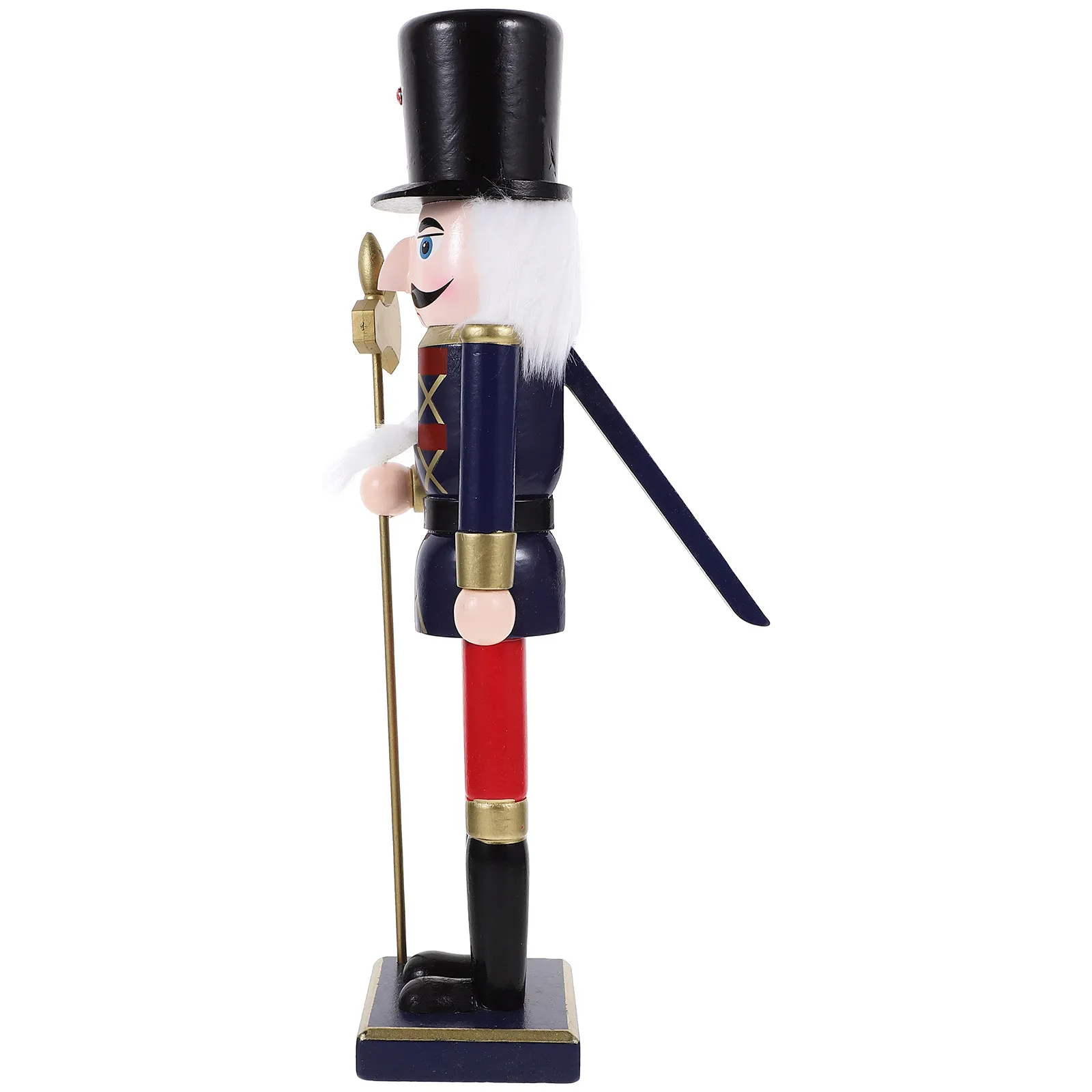 Wooden Christmas Nutcracker Ornament Handcrafted Solid Wood Nutcracker Soldier Decor for Xmas Table Shelf Desktop Holiday Party
Wooden Christmas Nutcracker Ornament Handcrafted Solid Wood Nutcracker Soldier Decor for Xmas Table Shelf Desktop Holiday Party