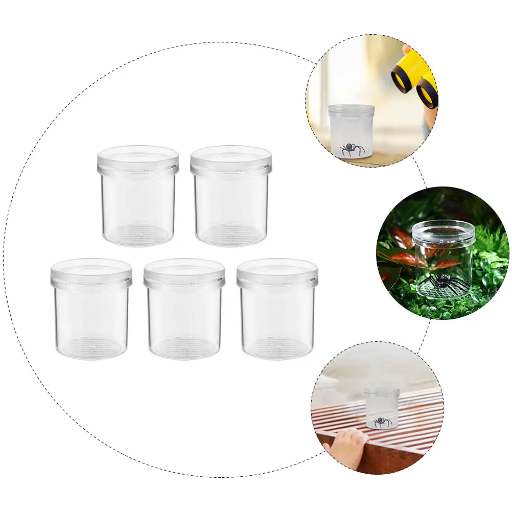 5 Pcs Insect Observation Cup Observing Jar Science Exploration Magnifier Container Plastic Children's
5 Pcs Insect Observation Cup Observing Jar Science Exploration Magnifier Container Plastic Children's