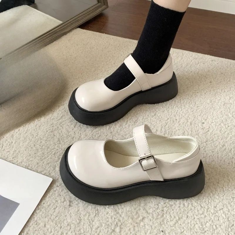 British-style Leather Shoes for Women 2026Spring and Autumn New French Girl Thick-soled Sweet and Cool Mary Jane Jk Single Shoes
British-style Leather Shoes for Women 2026Spring and Autumn New French Girl Thick-soled Sweet and Cool Mary Jane Jk Single Shoes