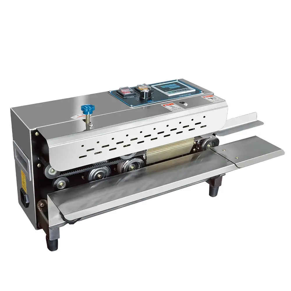 FR-545 Mini Electric Continuous Heat Sealer Three Colors Customized Plastic Bag Sealer Band Sealing Machine
FR-545 Mini Electric Continuous Heat Sealer Three Colors Customized Plastic Bag Sealer Band Sealing Machine