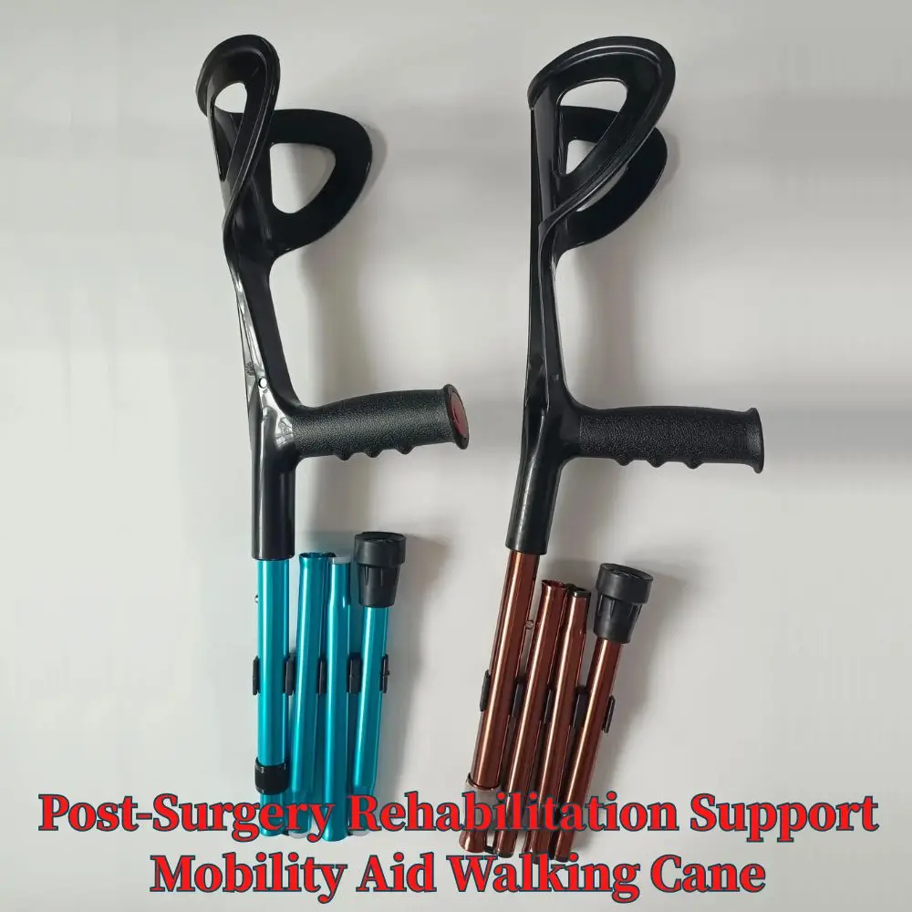 Foldable Aluminum Crutch Anti-Slip Adjustable Walking Stick Post-Surgery Rehabilitation Support Mobility Aid Walking Cane
Foldable Aluminum Crutch Anti-Slip Adjustable Walking Stick Post-Surgery Rehabilitation Support Mobility Aid Walking Cane