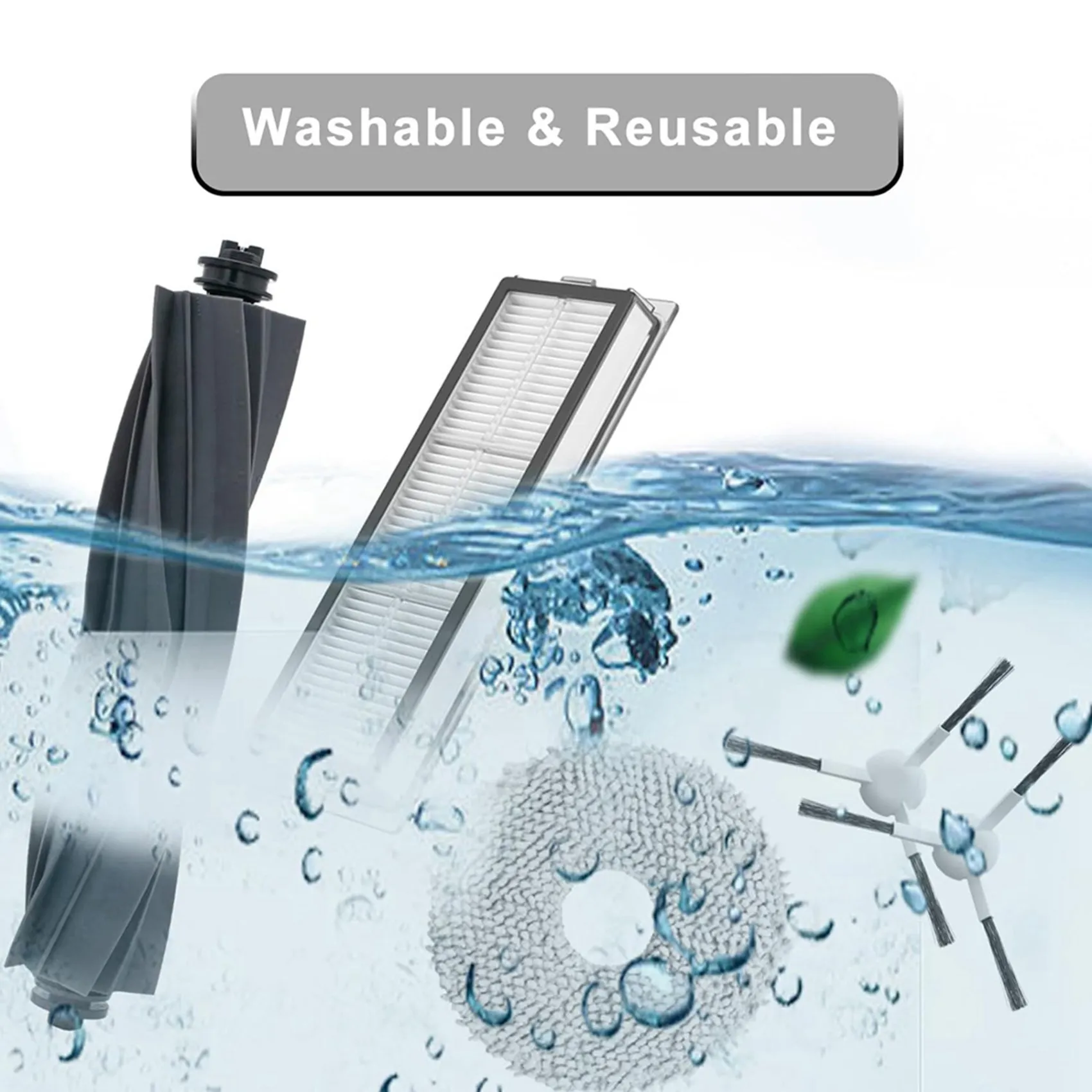 L73A 2025-2Set For Dreame L10s Ultra / L10s Pro / L10 Ultra For Xiaomi X10+ Main Side Brushes HEPA Filters Mop Cloth
L73A 2025-2Set For Dreame L10s Ultra / L10s Pro / L10 Ultra For Xiaomi X10+ Main Side Brushes HEPA Filters Mop Cloth