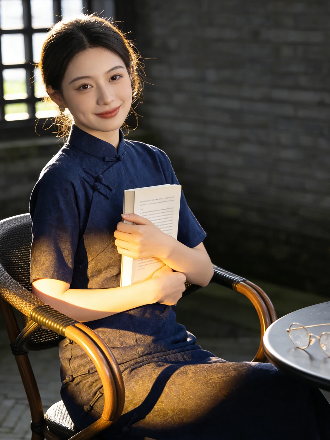 Classic Blue Button Dorabana Cotton Linen Full Open Collar Daily Improved Retro Sle ort Sve Long Dr
Classic Blue Button Dorabana Cotton Linen Full Open Collar Daily Improved Retro Sle ort Sve Long Dr