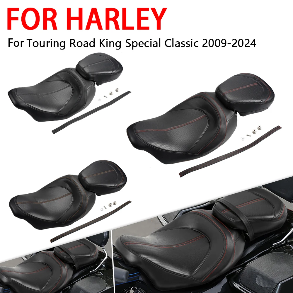 Fit For Harley Touring Road King Street Glide 2009 2010 - 2022 2023 2024 Two-Up Driver Passenger Seat Motorcycle Accessories
Fit For Harley Touring Road King Street Glide 2009 2010 - 2022 2023 2024 Two-Up Driver Passenger Seat Motorcycle Accessories