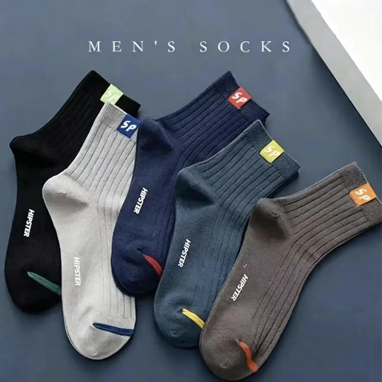 5 Pairs Men's Socks Mid-Calf Socks Warm Socks Long Sweat-Absorbing Breathable Socks Trendy Versatile Fall And Winter Sports Sock
5 Pairs Men's Socks Mid-Calf Socks Warm Socks Long Sweat-Absorbing Breathable Socks Trendy Versatile Fall And Winter Sports Sock