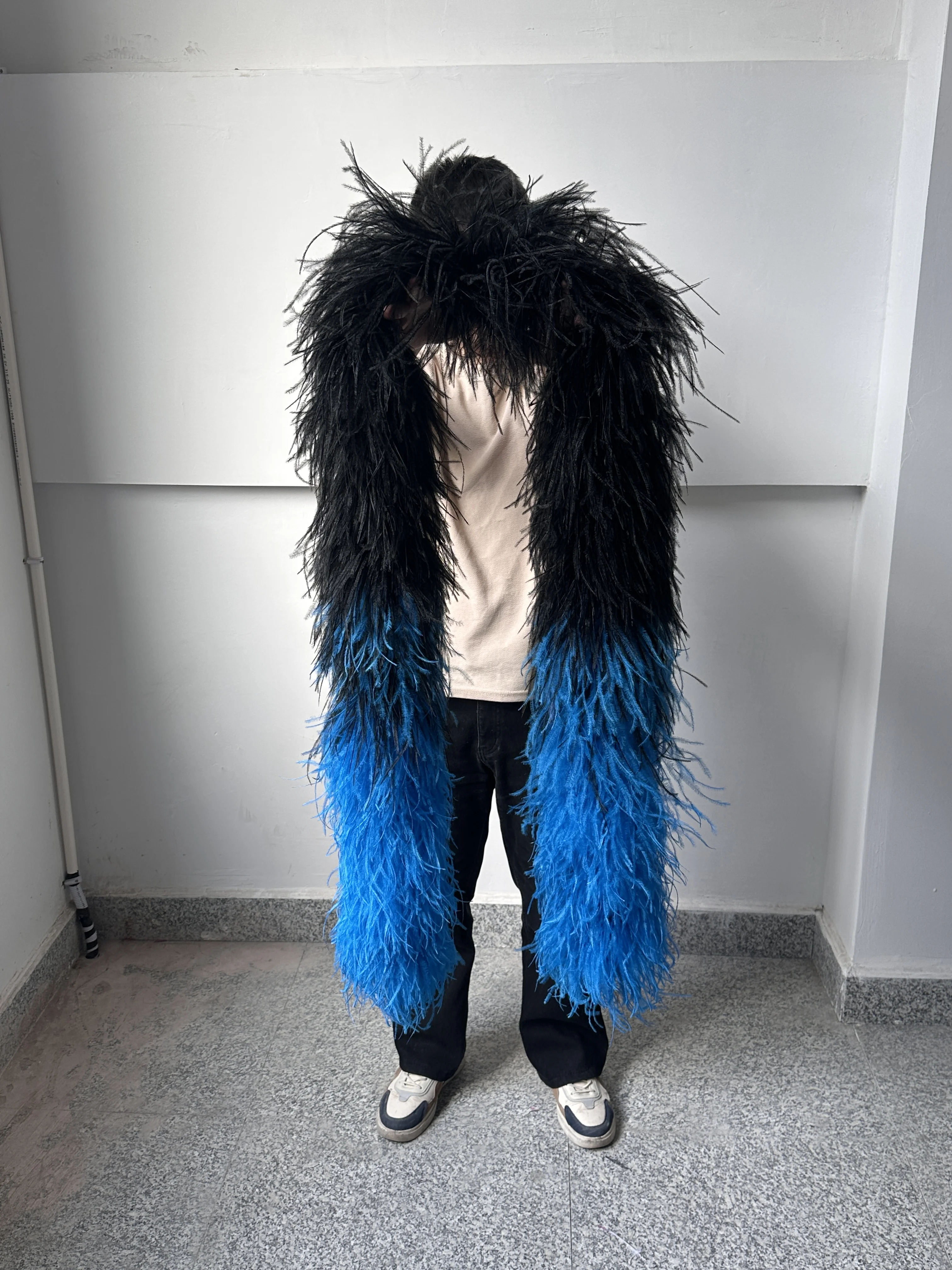 10-layer encrypted dual-color ostrich feather trim garment accessories skirt hem cuff feather accessories dancewear
10-layer encrypted dual-color ostrich feather trim garment accessories skirt hem cuff feather accessories dancewear