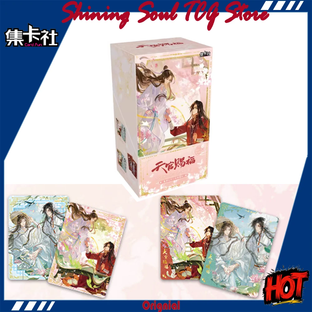 Card.Fun Heaven Official's Blessing Animation Liuying Version Periphery TGCF Collectible Cards Exquisite Toys Gift Original Box
Card.Fun Heaven Official's Blessing Animation Liuying Version Periphery TGCF Collectible Cards Exquisite Toys Gift Original Box