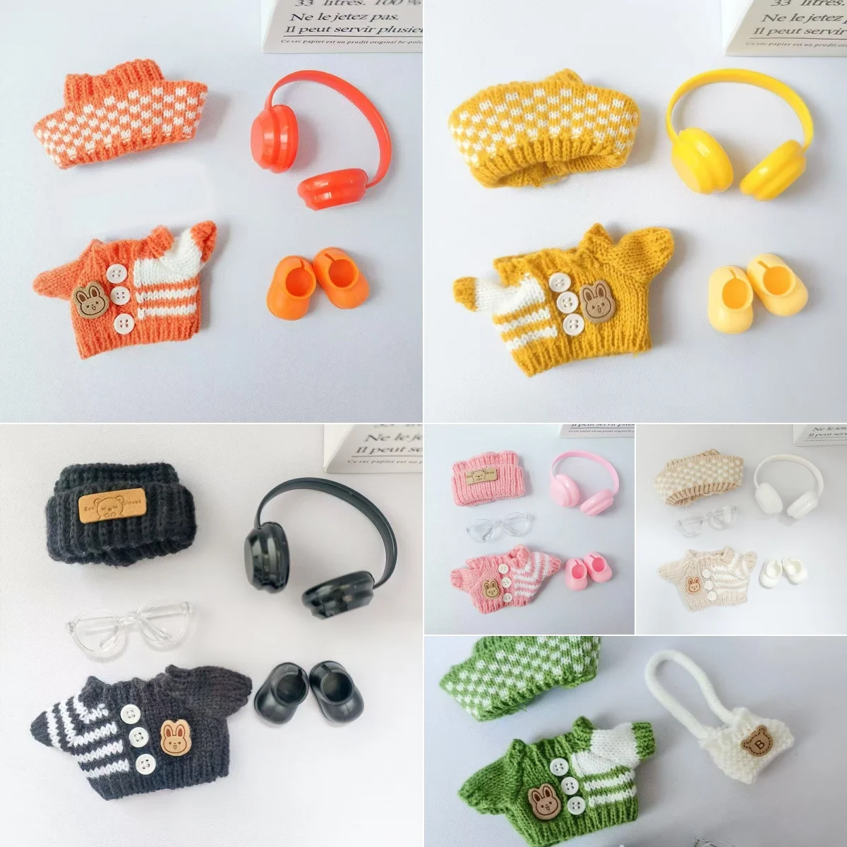 For 15-17cm V1v2 Labubu Clothes Outfit Sitting Clothes Cute Sweater Hat Outfit Accessories Fashion Dolls Accessories No Dolls
For 15-17cm V1v2 Labubu Clothes Outfit Sitting Clothes Cute Sweater Hat Outfit Accessories Fashion Dolls Accessories No Dolls