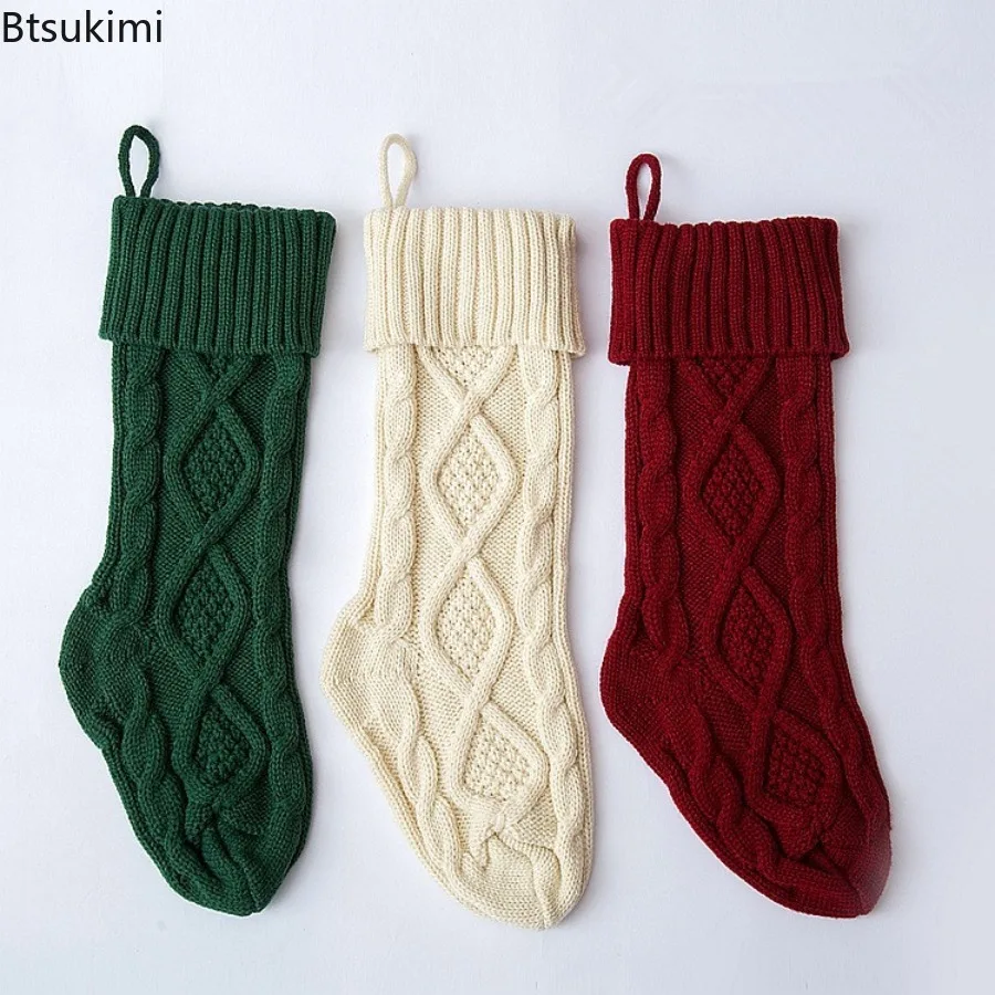 New Year Christmas Stock Sack Xmas Gift Candy Bag Christmas Decorations for Home Sock Christmas Tree Decor 1PC 46CM Large Size
New Year Christmas Stock Sack Xmas Gift Candy Bag Christmas Decorations for Home Sock Christmas Tree Decor 1PC 46CM Large Size