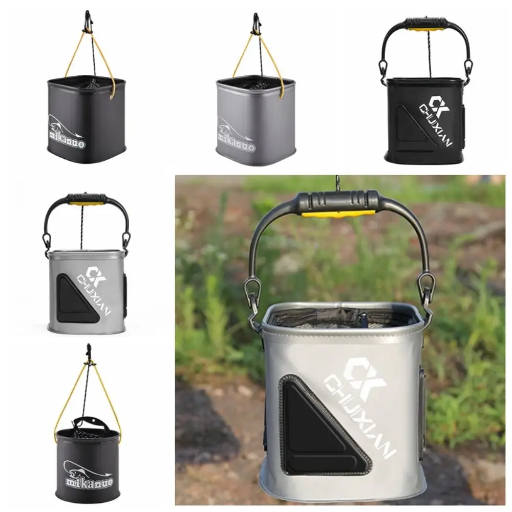 Foldable Fishing Bucket EVA Thick with Rope/Handle Live Fish Bucket Waterproof Collapsible Fishing Bait Bucket Fishing Bag
Foldable Fishing Bucket EVA Thick with Rope/Handle Live Fish Bucket Waterproof Collapsible Fishing Bait Bucket Fishing Bag