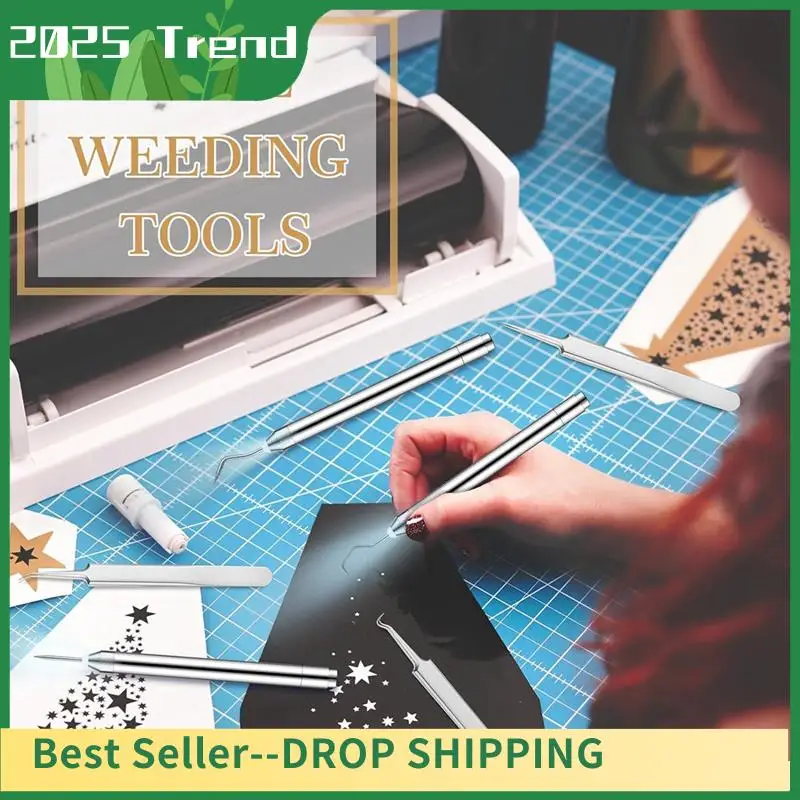 AD33 HOT 6 Pcs Weeding Tools Set Vinyl With LED Light,5 Pin And Hook Lighted Weeding Hook Tweezers For Cutting Removing Crafting
AD33 HOT 6 Pcs Weeding Tools Set Vinyl With LED Light,5 Pin And Hook Lighted Weeding Hook Tweezers For Cutting Removing Crafting