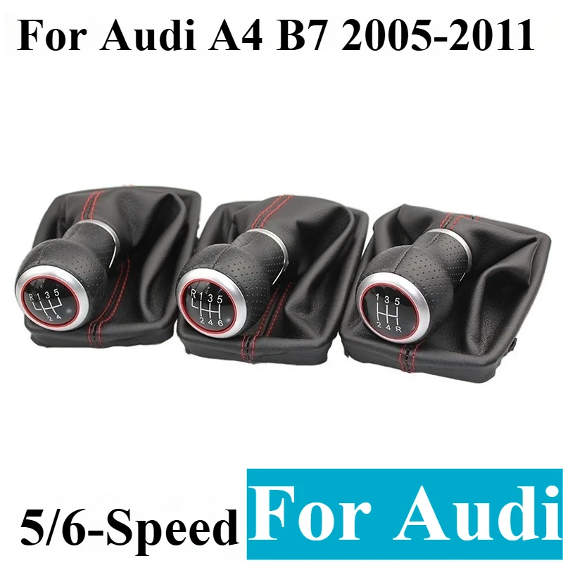 For Audi A4 B7 2005-2011 5/6-Speed Manual Transmission - OEM Style Shift Knob & Boot Cover Set Direct Fit Gear Stick Replacement
For Audi A4 B7 2005-2011 5/6-Speed Manual Transmission - OEM Style Shift Knob & Boot Cover Set Direct Fit Gear Stick Replacement