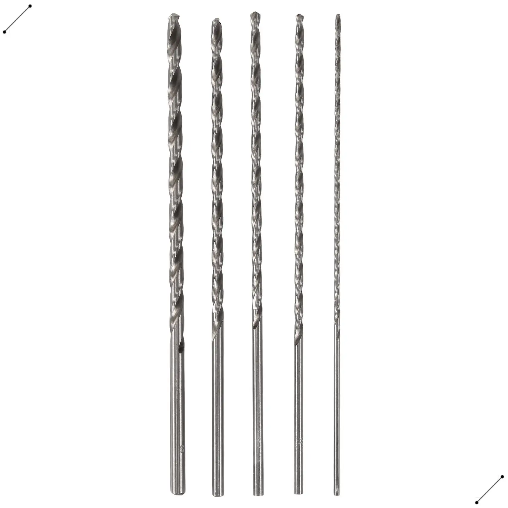 5PCS Extra Long High-Speed Steel Drill Bit Sets Straight Shank Twist Drill Bit Tool 2-5Mm For Wood
5PCS Extra Long High-Speed Steel Drill Bit Sets Straight Shank Twist Drill Bit Tool 2-5Mm For Wood