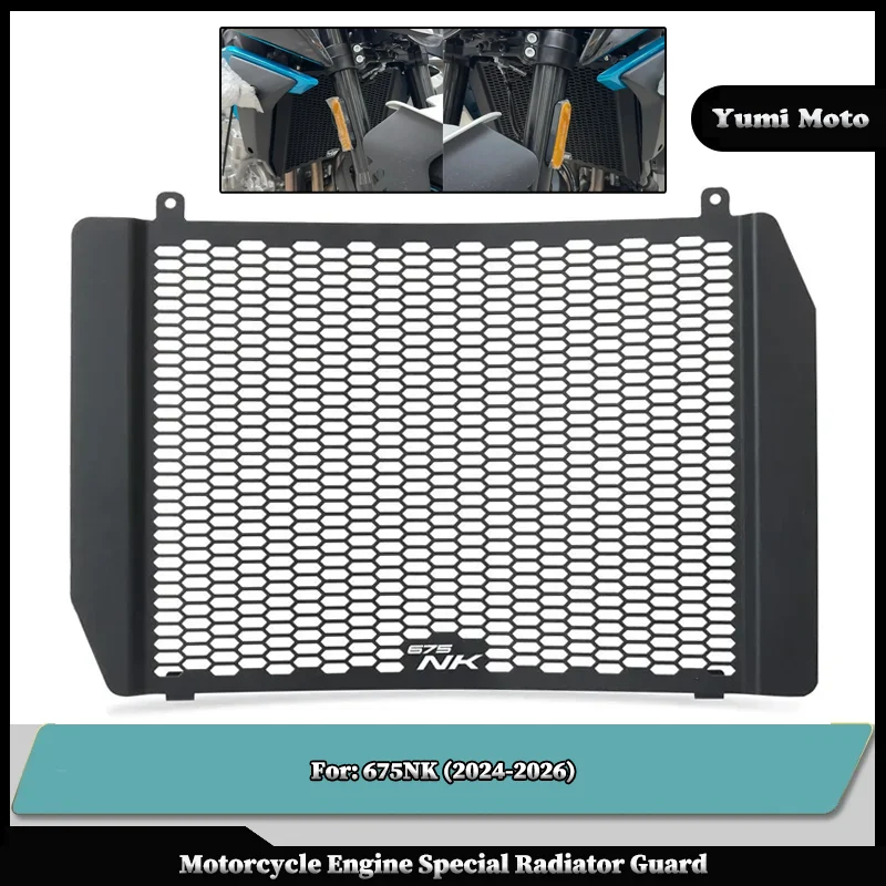 Motorcycle CNC Radiator Grille Cover Guard Protector Accessories For CFMOTO 675NK 675 NK 675nk 2024-2025
Motorcycle CNC Radiator Grille Cover Guard Protector Accessories For CFMOTO 675NK 675 NK 675nk 2024-2025