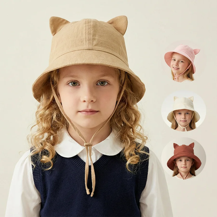 Детская хлопковая панама для детей 7-14 лет, шапка-шарф, новая детская панама с кошачьими ушками
Детская хлопковая панама для детей 7-14 лет, шапка-шарф, новая детская панама с кошачьими ушками