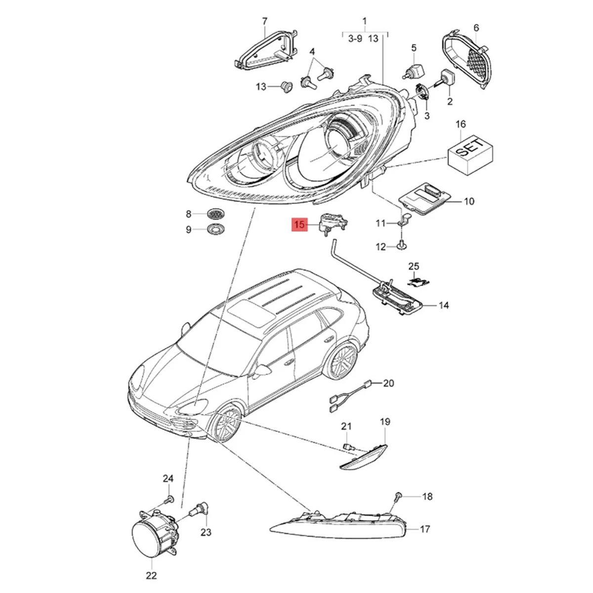 Кронштейн передней фары 95863119400 для Porsche 92A Cayenne 11-18 95863119402 95863119401, 2 шт.
Кронштейн передней фары 95863119400 для Porsche 92A Cayenne 11-18 95863119402 95863119401, 2 шт.