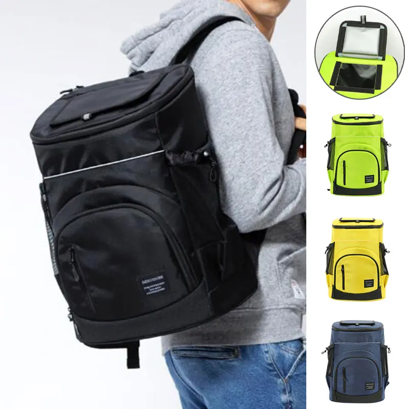 30L Refrigerator Bag Soft Large 36 Cans Insulated Cooler Backpack Thermal Isothermal Fridge Travel Beach Ice Beer Backpacks
30L Refrigerator Bag Soft Large 36 Cans Insulated Cooler Backpack Thermal Isothermal Fridge Travel Beach Ice Beer Backpacks