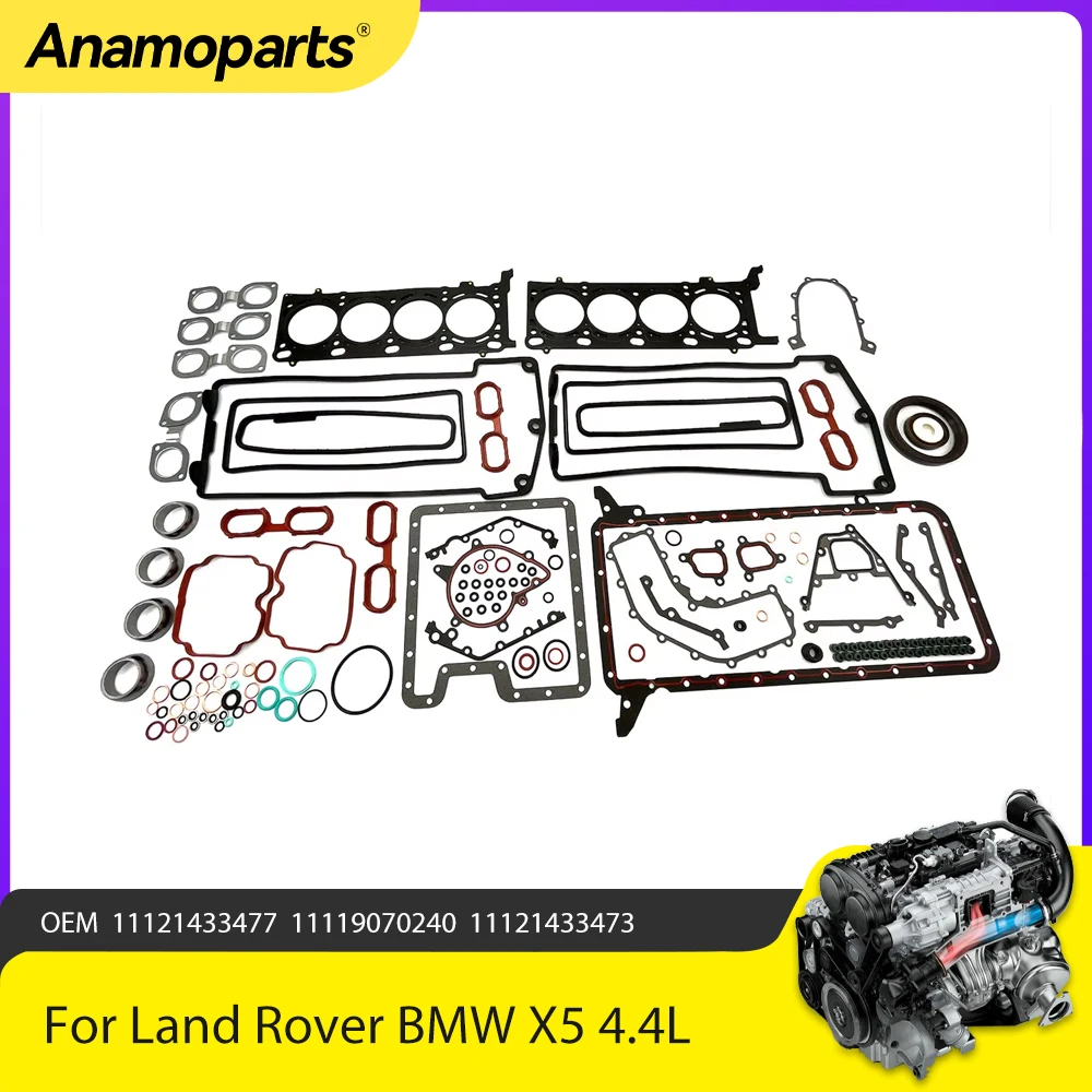 Engine Parts Cylinder Full Gasket Kit Fit 4.4 L For 96-05 BMW 540i E39 740 X5 E38 Land Rover Range Rover 4.4L V8 GAS M62 M62B44
Engine Parts Cylinder Full Gasket Kit Fit 4.4 L For 96-05 BMW 540i E39 740 X5 E38 Land Rover Range Rover 4.4L V8 GAS M62 M62B44
