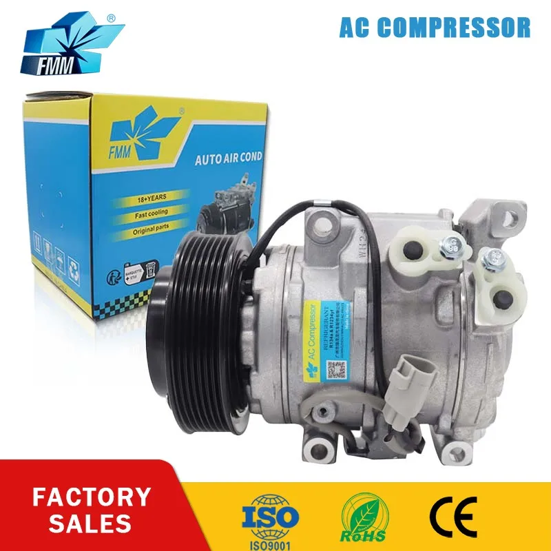 FMM 10SR18C A/C AC Compressor for Toyota Regius 2000-2002 88320-26750 8320-26680 8832026680 447280-5470
FMM 10SR18C A/C AC Compressor for Toyota Regius 2000-2002 88320-26750 8320-26680 8832026680 447280-5470